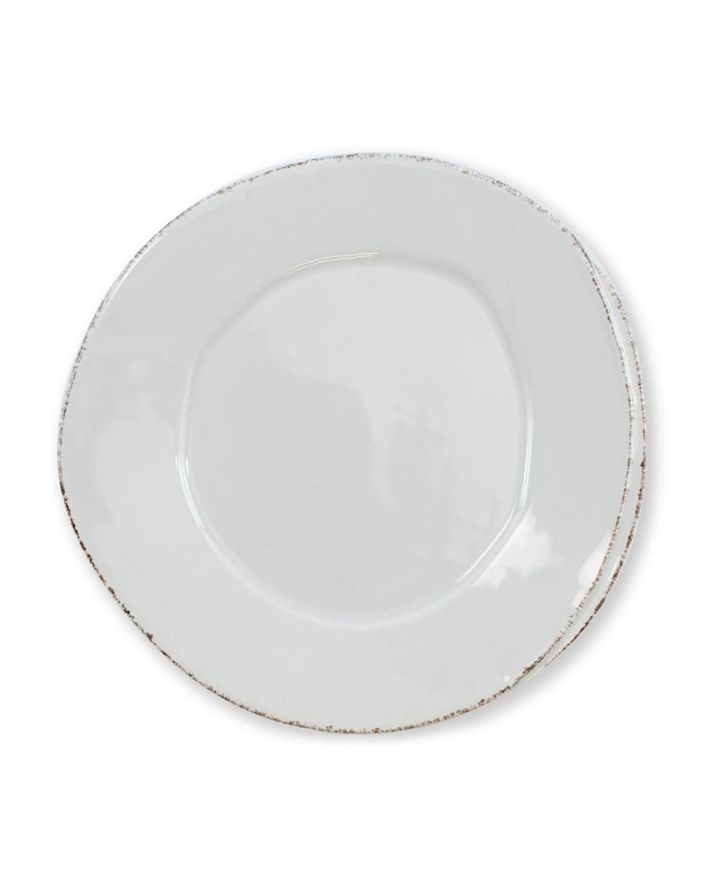 Vietri Lastra Salad Plate Lt. Gray