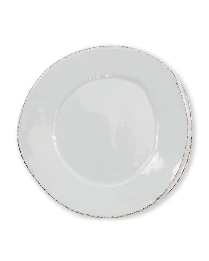 Vietri Lastra Salad Plate Lt. Gray