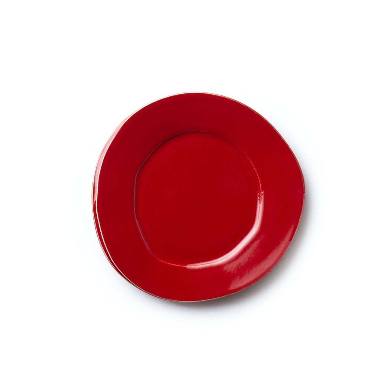 Vietri Lastra Salad Plate Red