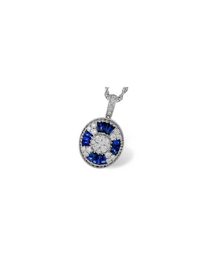 Sapphire and Diamond Pendant
