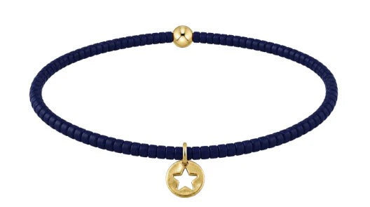 Enewton Hope Classic Bracelet - Navy - Star Small Gold Disc