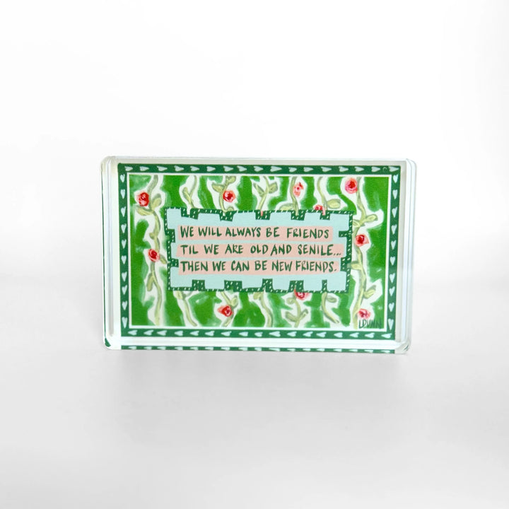 New Friends Acrylic Block