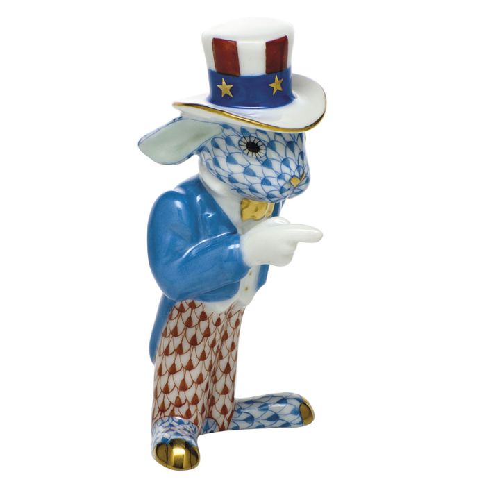 Herend Patriotic Bunny
