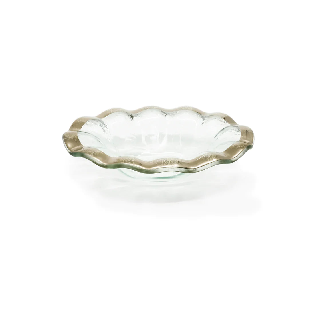 Annieglass Ruffle Soap Dish