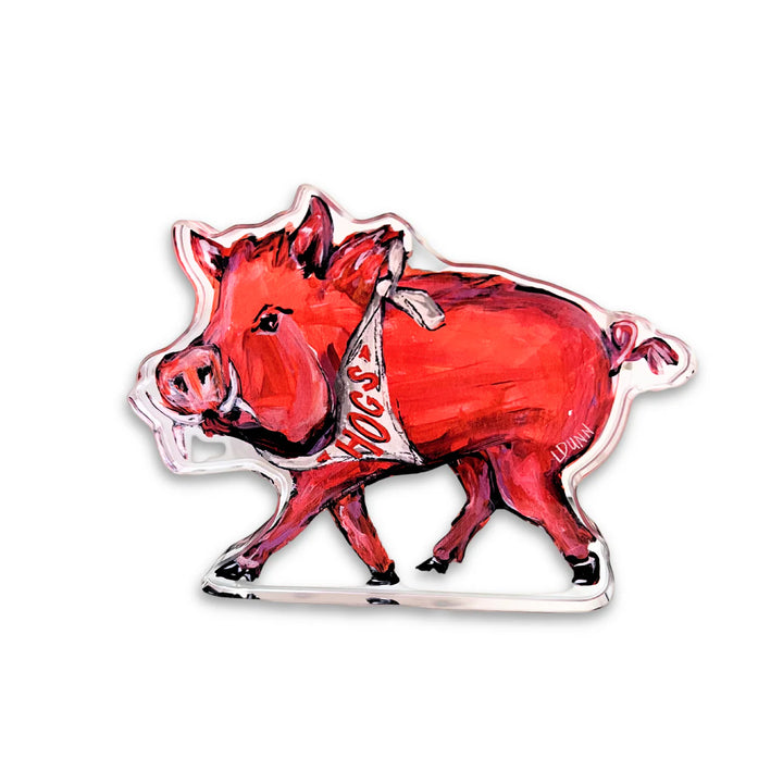 Lauren Dunn Arkansas Rozarbacks Acrylic Block