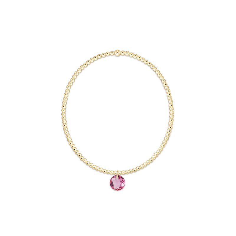 Enewton Classic Gold 3mm Bracelet - Reflection Small Charm