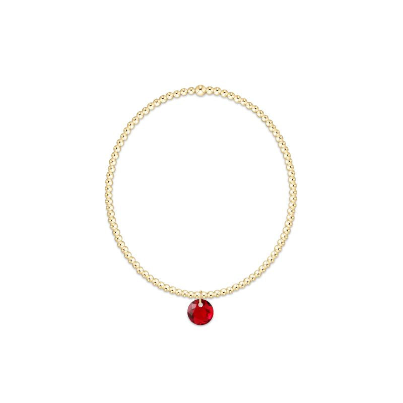 Enewton Classic Gold 2mm Bracelet - Reflection Small Charm