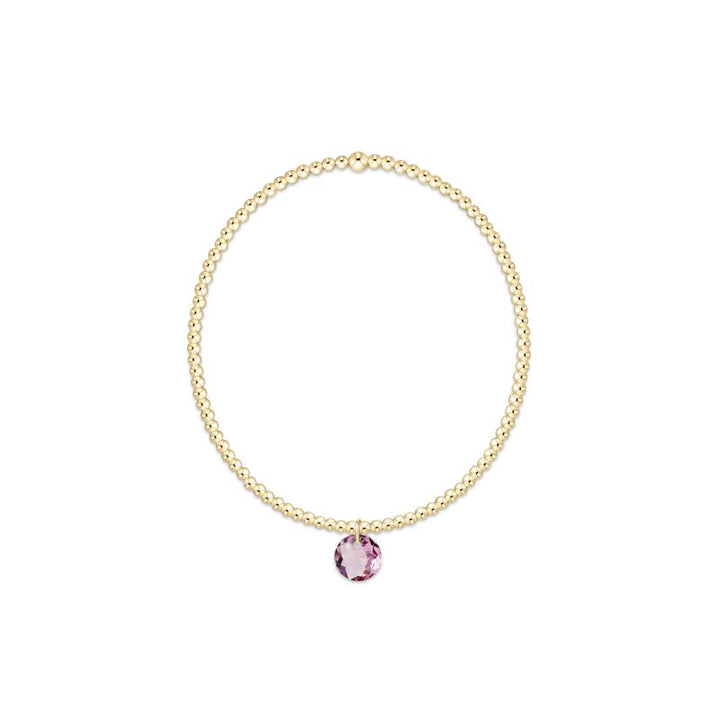 Enewton Classic Gold 3mm Bracelet - Reflection Small Charm