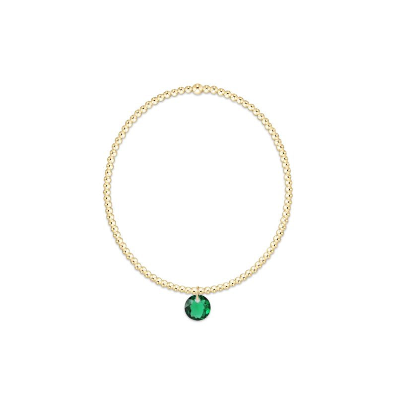 Enewton Classic Gold 3mm Bracelet - Reflection Small Charm