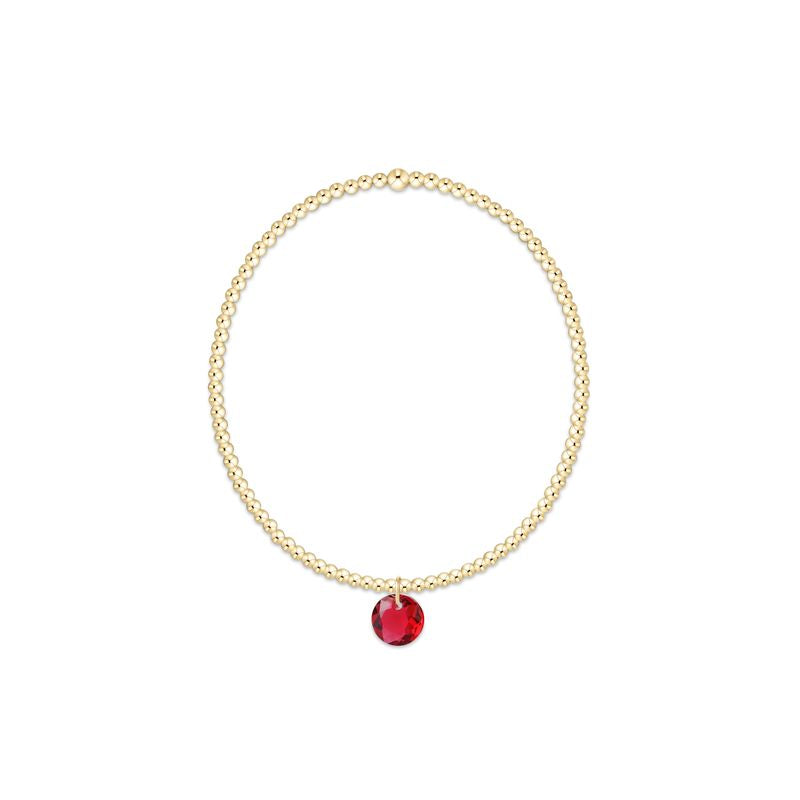Enewton Classic Gold 2mm Bracelet - Reflection Small Charm