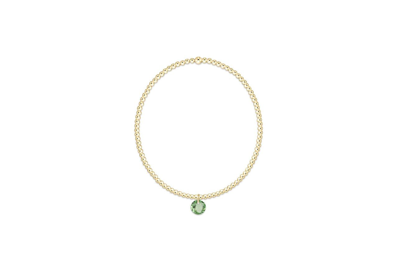 Enewton Classic Gold 2mm Bracelet - Reflection Small Charm