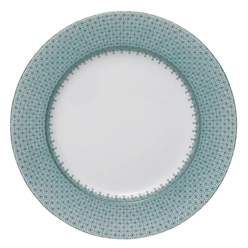 Green Lace Dinner Plate