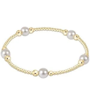 enewton Purpose Pearl 6mm Bead Bracelet - Gold