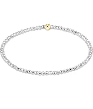enewton Faceted Hematite - 2mm Bead Bracelet