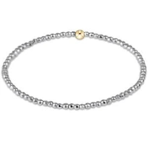 enewton Faceted Hematite - 2mm Bead Bracelet