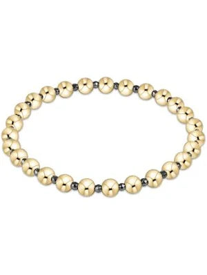 enewton Faceted Hematite - Grateful Pattern 5mm Bead Bracelet