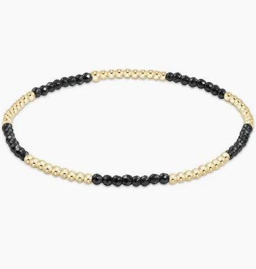 enewton Blissful Pattern 2mm Bead Bracelet - Faceted Hematite