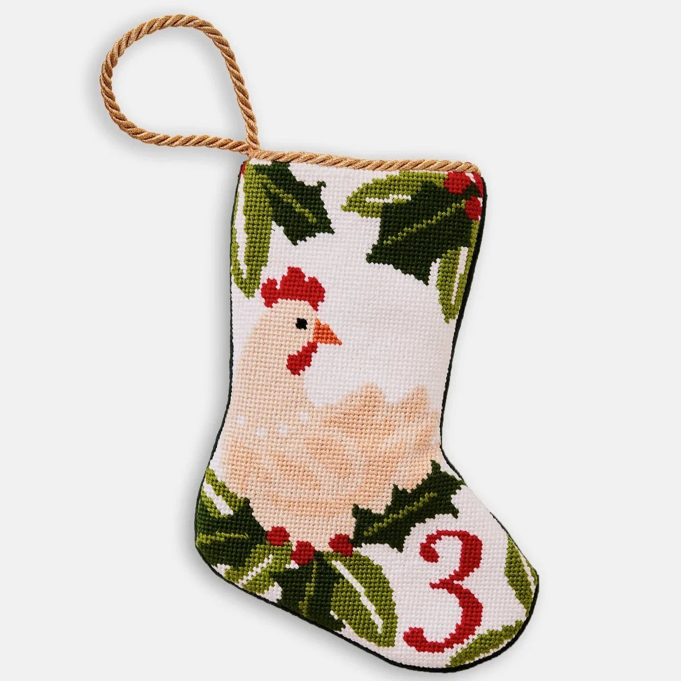 Bauble Stockings 12 Days- 3 French Hens