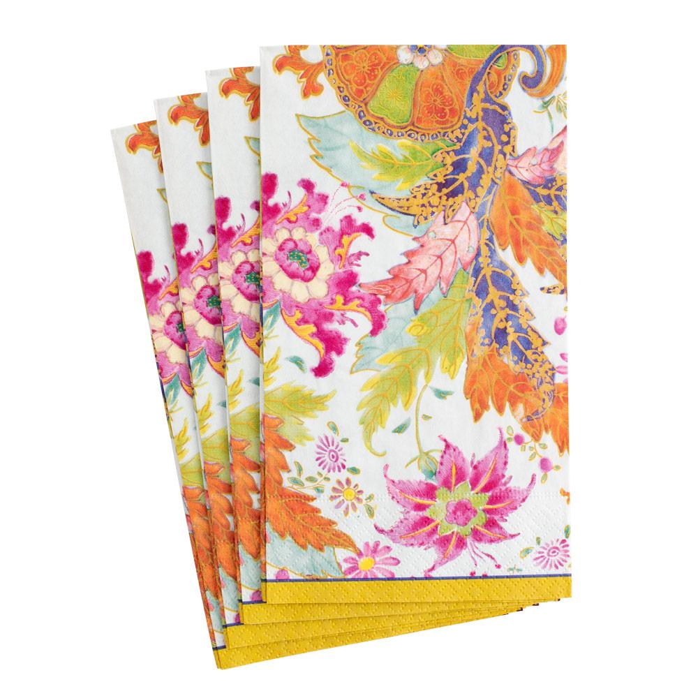 Tobacco Leaf Guest Towel, Ivory