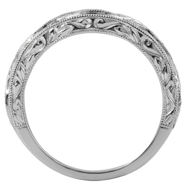 14WY Diamond and Emerald Band .04TW