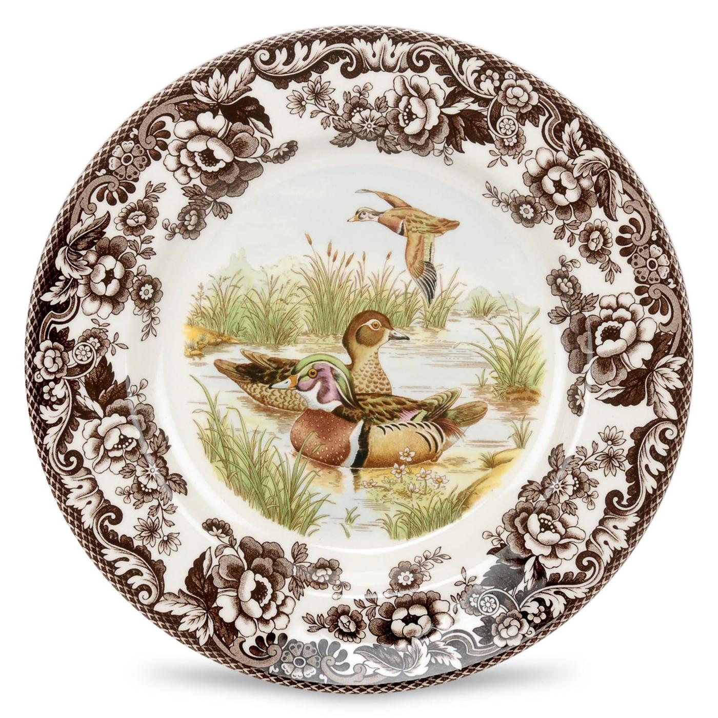 Woodland Salad Plate (Wood Duck)
