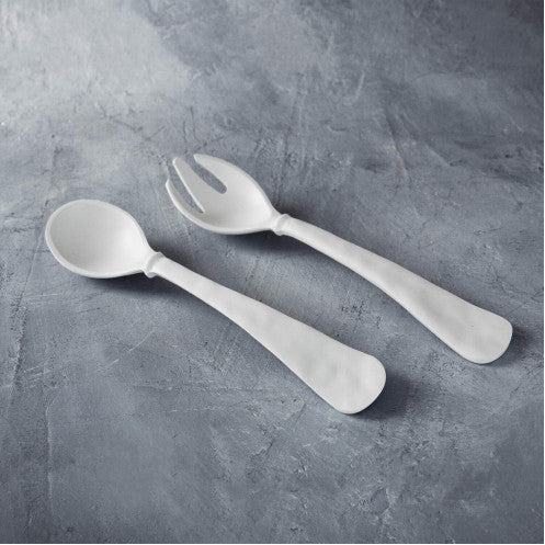 Beatriz Ball MELAMINE Vida Nube Salad Servers, White