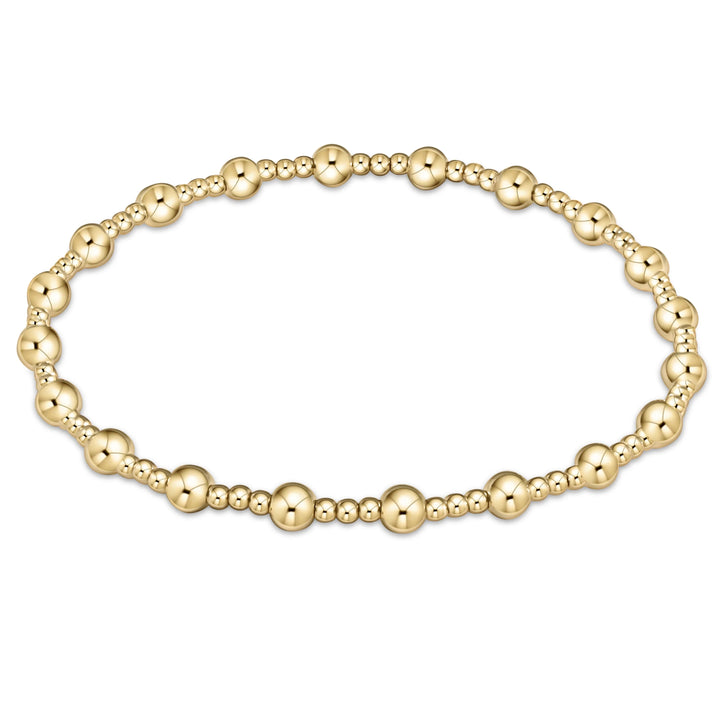 enewton Extends - Classic Sincerity Pattern 4mm Gold Bead Bracelet