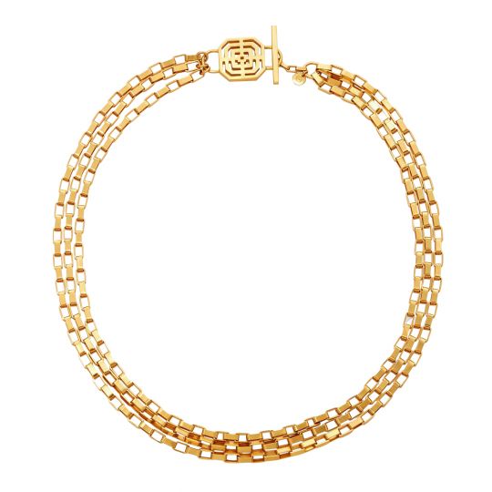 Julie Vos Geneva Triple Strand Necklace