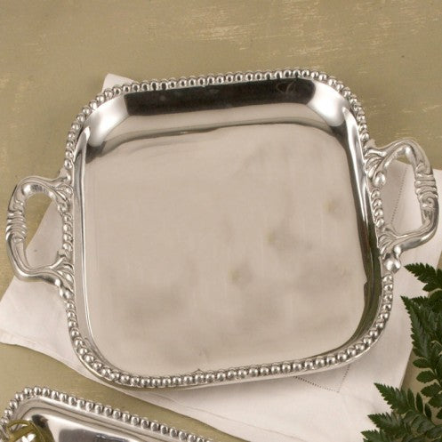 Beatriz Ball PEARL David Square Tray, MEDIUM