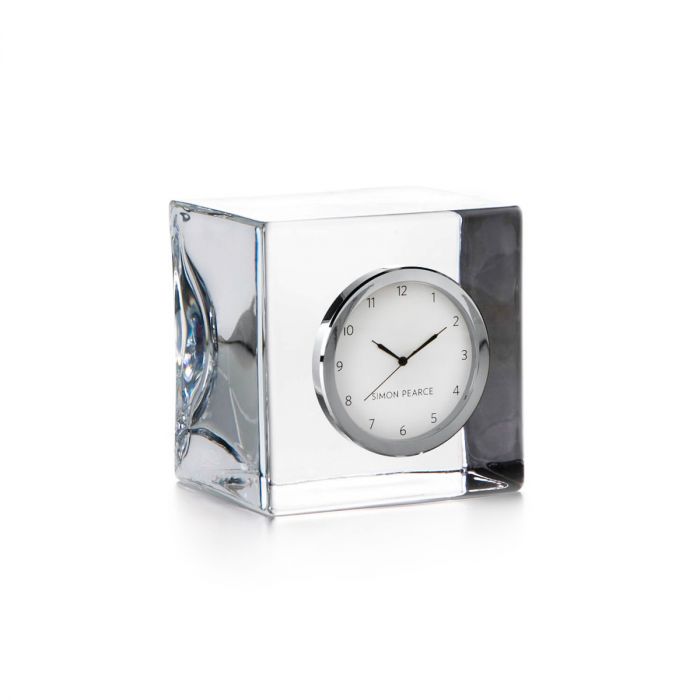 Simon Pearce Woodbury Clock in Gift Box