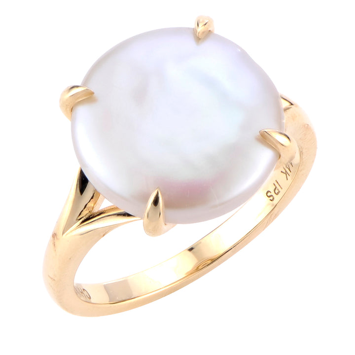 Pearl Coin Ring