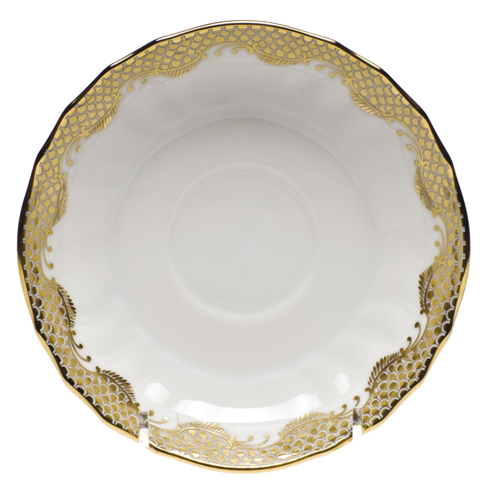 Herend Fish Scale, Gold