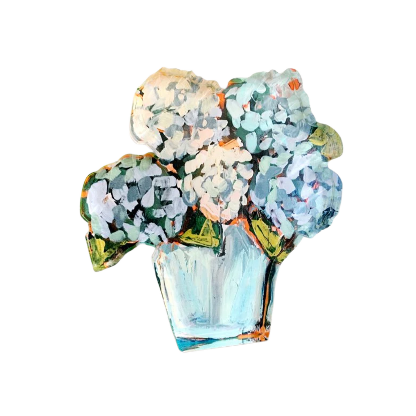 Blue Hydrangea Bitty Bloom Block