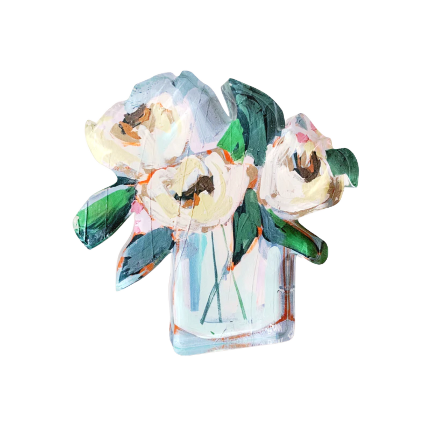Peonies Bloom Bitty Block