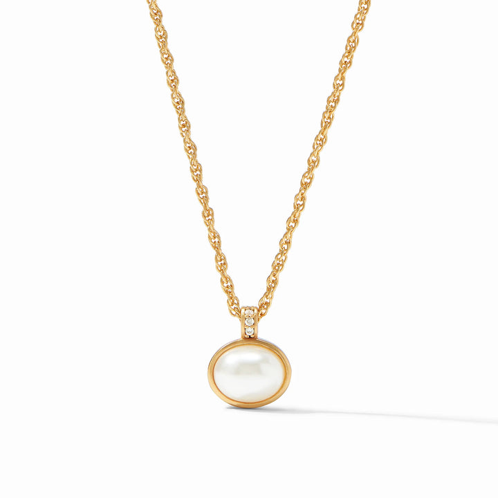 Julie Vos Antonia Solitaire Necklace