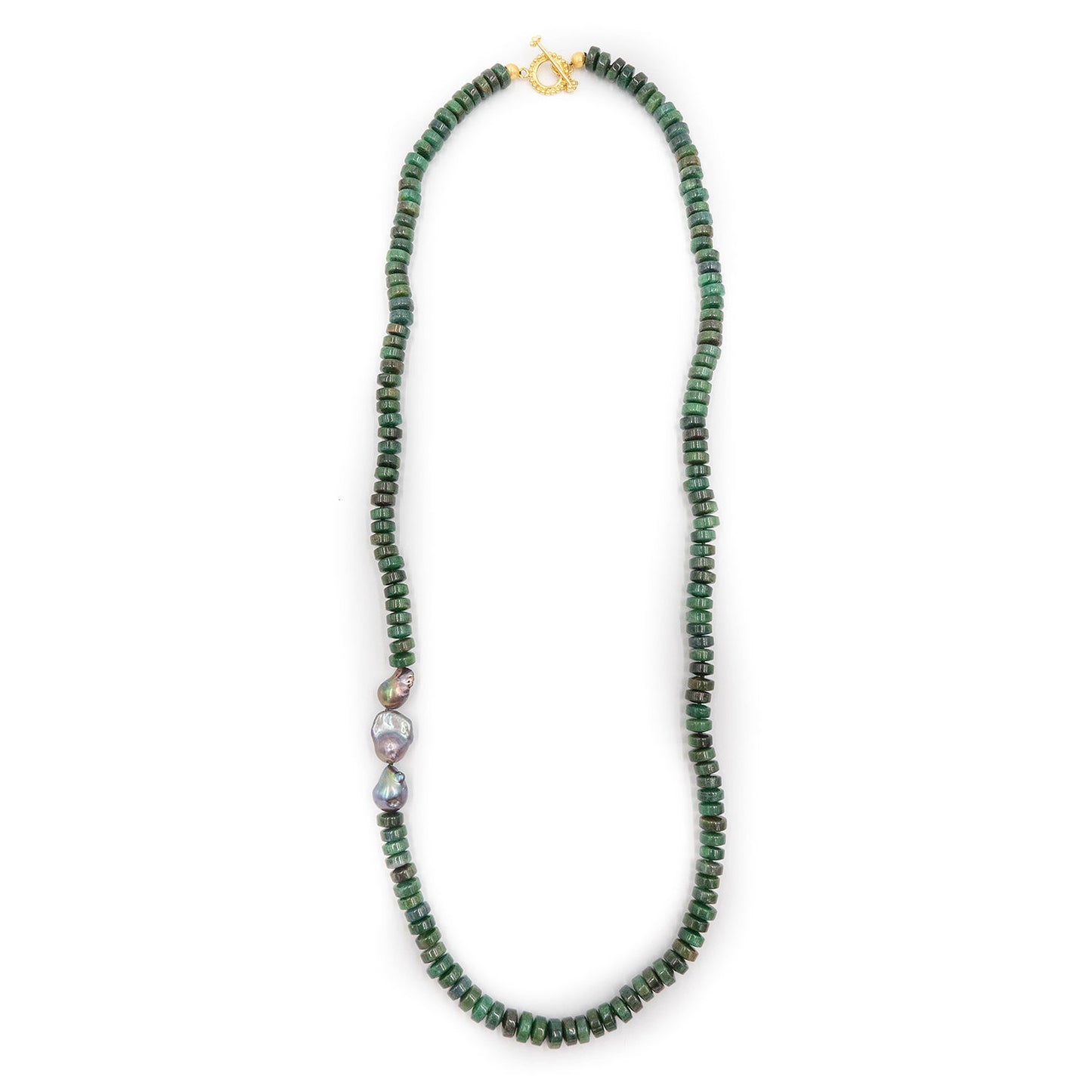 Hazen & Co. Brentwood Necklace, Emerald