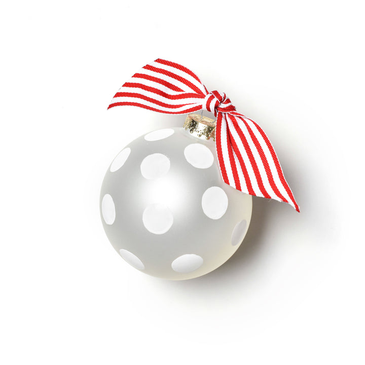 Coton Colors Christmas Wishes Snow Globe Glass Ornament