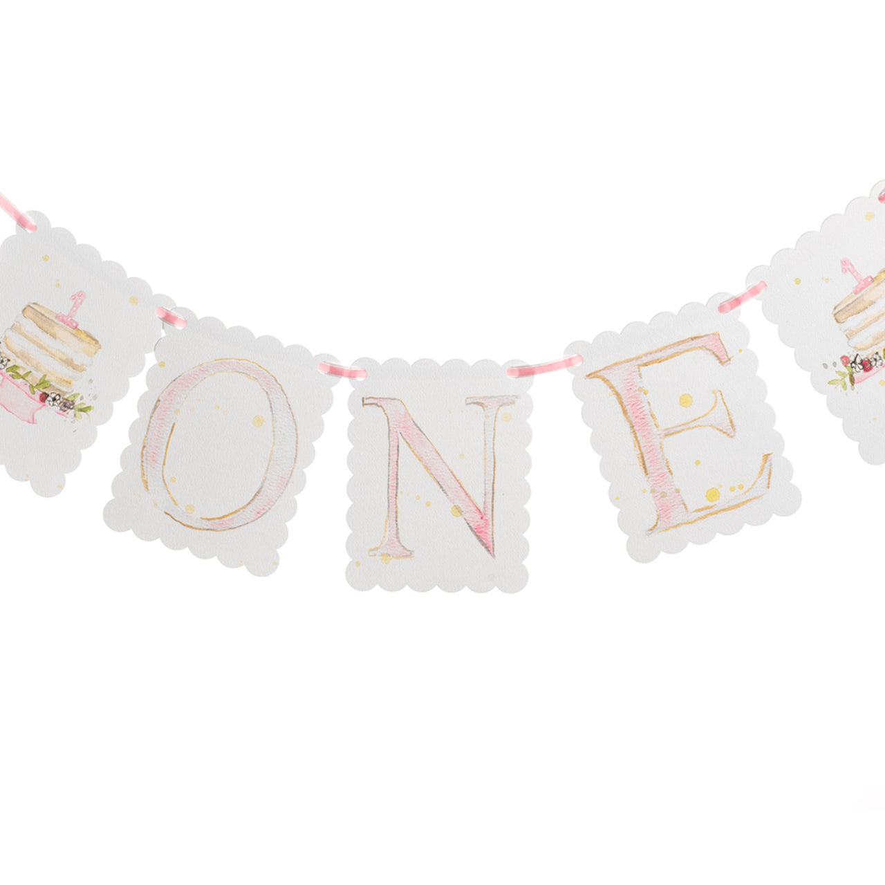 "One" Birthday Banner