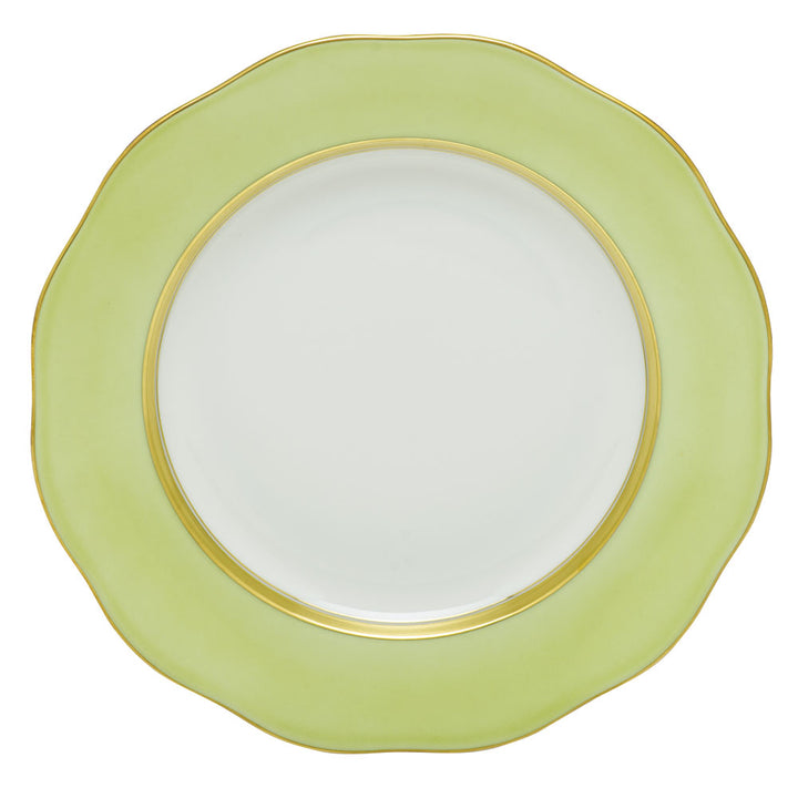 Herend Silk Ribbon, Lime, Dessert Plate