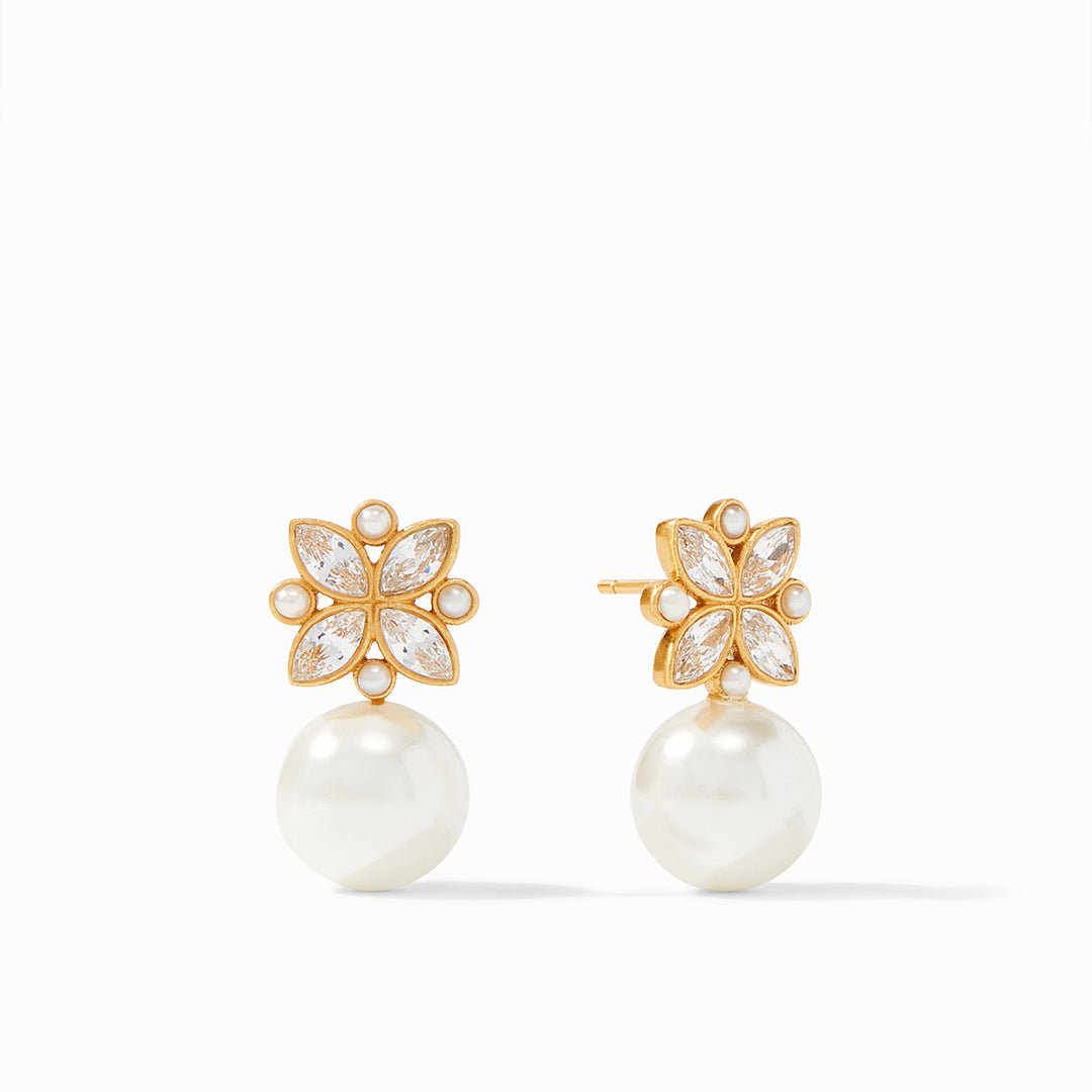 Julie Vos Charlotte Pearl Drop Earring