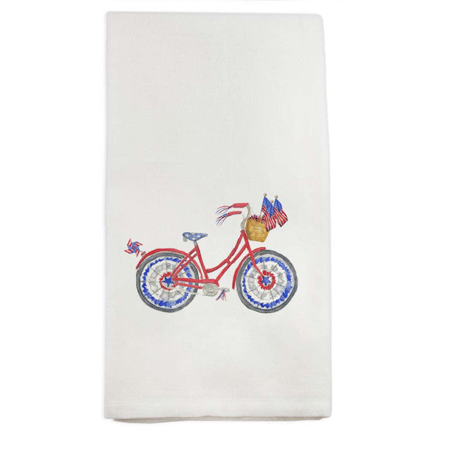 Patriotic Bike Tea Towel