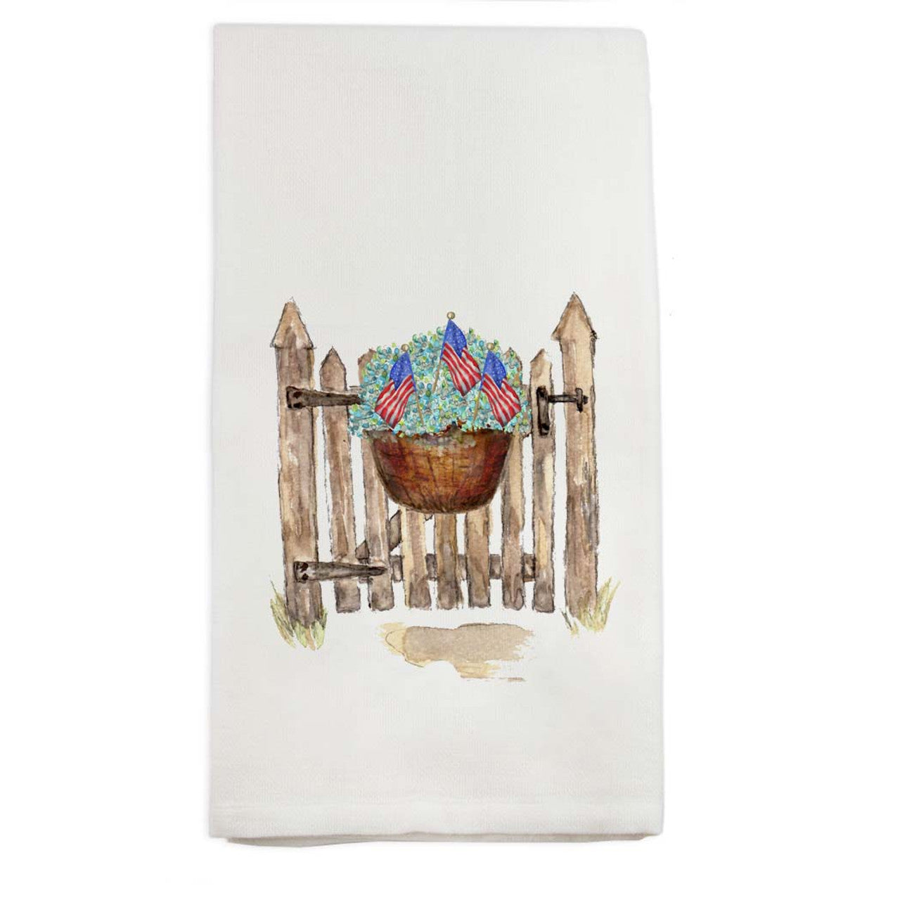 Patriotic Gate Tea Towel