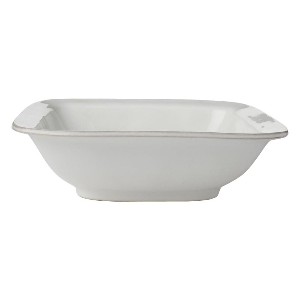 Puro White 10.5" Rounded Square Serving Bowl