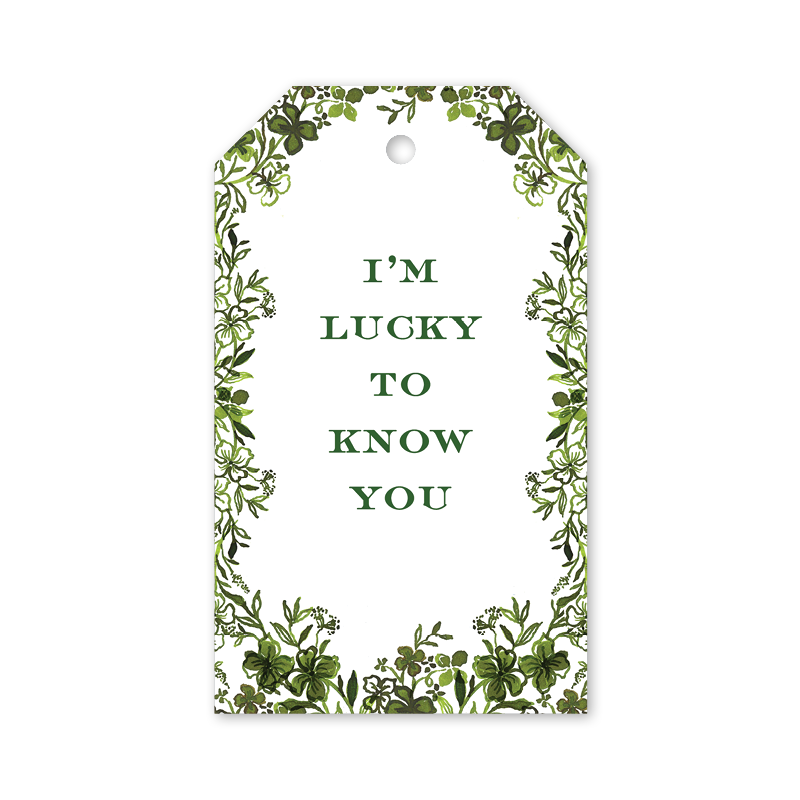 Dogwood Hill "Lucky Clovers" Gift Tag