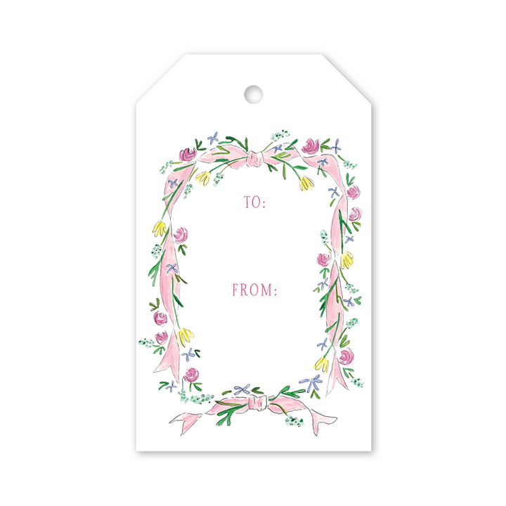 Dogwood Hill "Pink Ribbon" Gift Tag