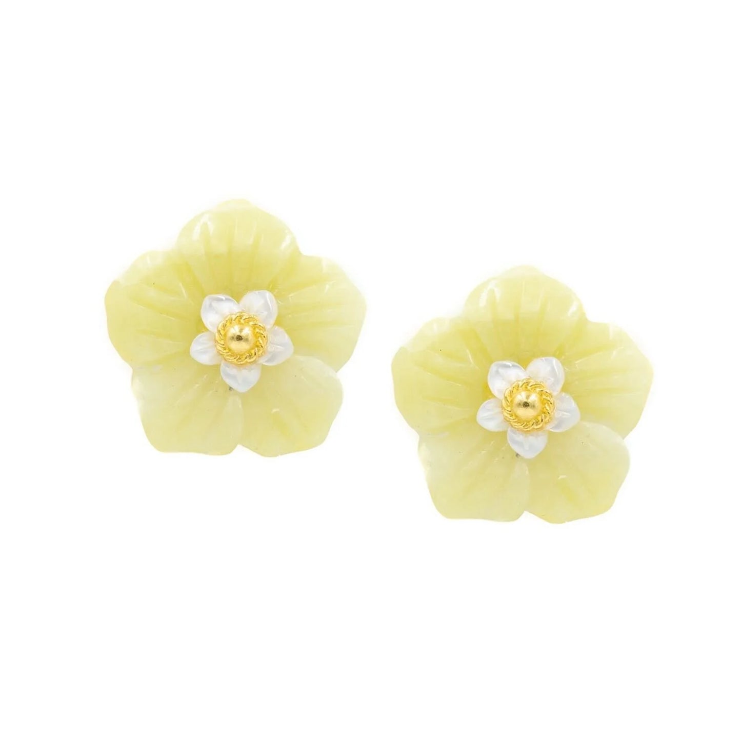 Hazen & Co. Emmeline Earring, Chartreuse