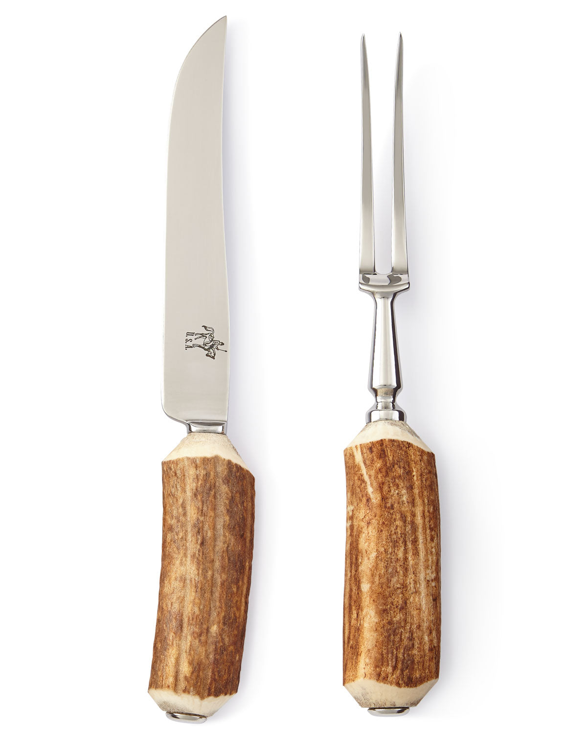Antler Handle Carving Set
