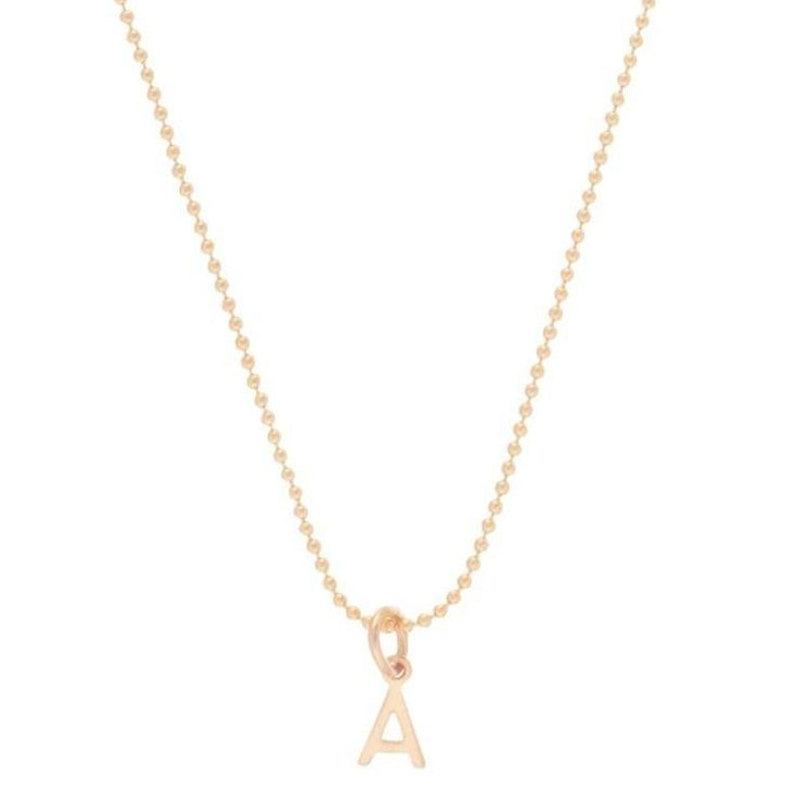 enewton 16" Necklace Gold - Respect Gold Monogram Charm