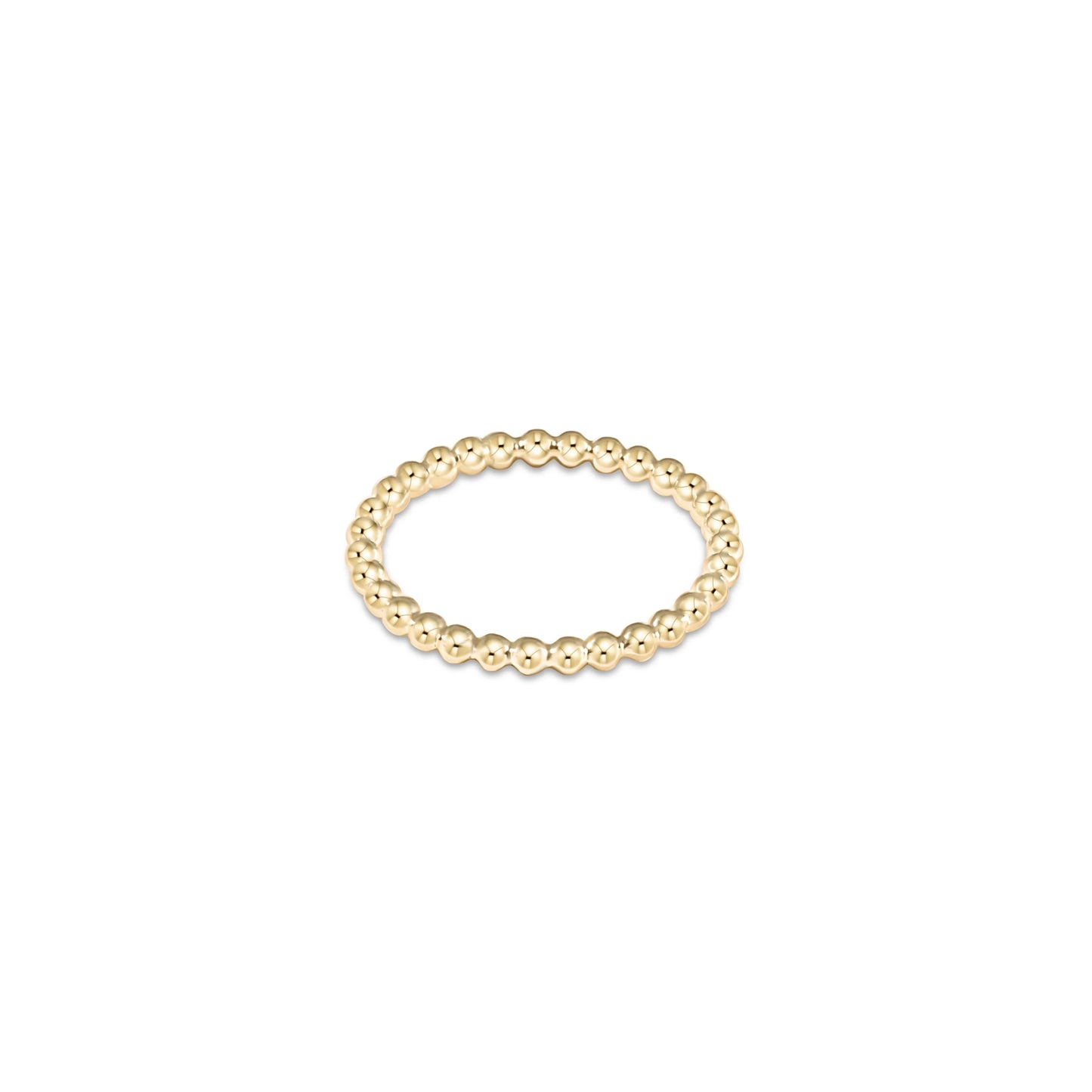 enewton Classic Gold Bead 2mm Ring size 6