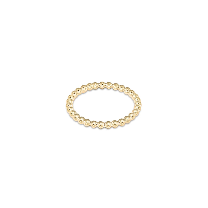 enewton Classic Gold Bead 2mm Ring size 8